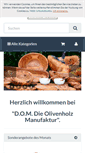 Mobile Screenshot of olivenholzprodukte.de