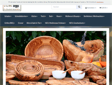Tablet Screenshot of olivenholzprodukte.de